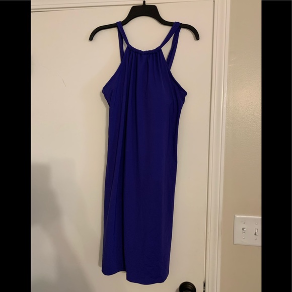 Athleta Strappy-back Dress w/ built-in bra M - Picture 2 of 8